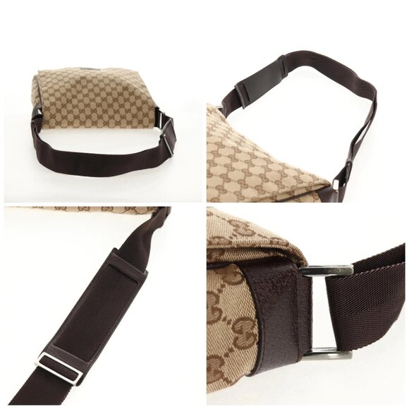 GUCCI GG Canvas Shoulder Bag Beige Silver 146236 Auth yk19669V - Picture 16 of 16